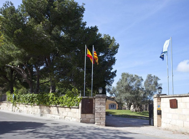 Entrada Casa rural Ca S’Hereu en Son Servera, Mallorca